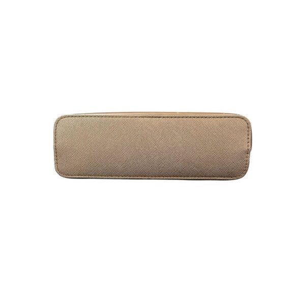 Ted Baker London Champagne Cosmetic Make Up Bag w/ Bow Zipper Logo Pull Tab - Picture 3 of 5